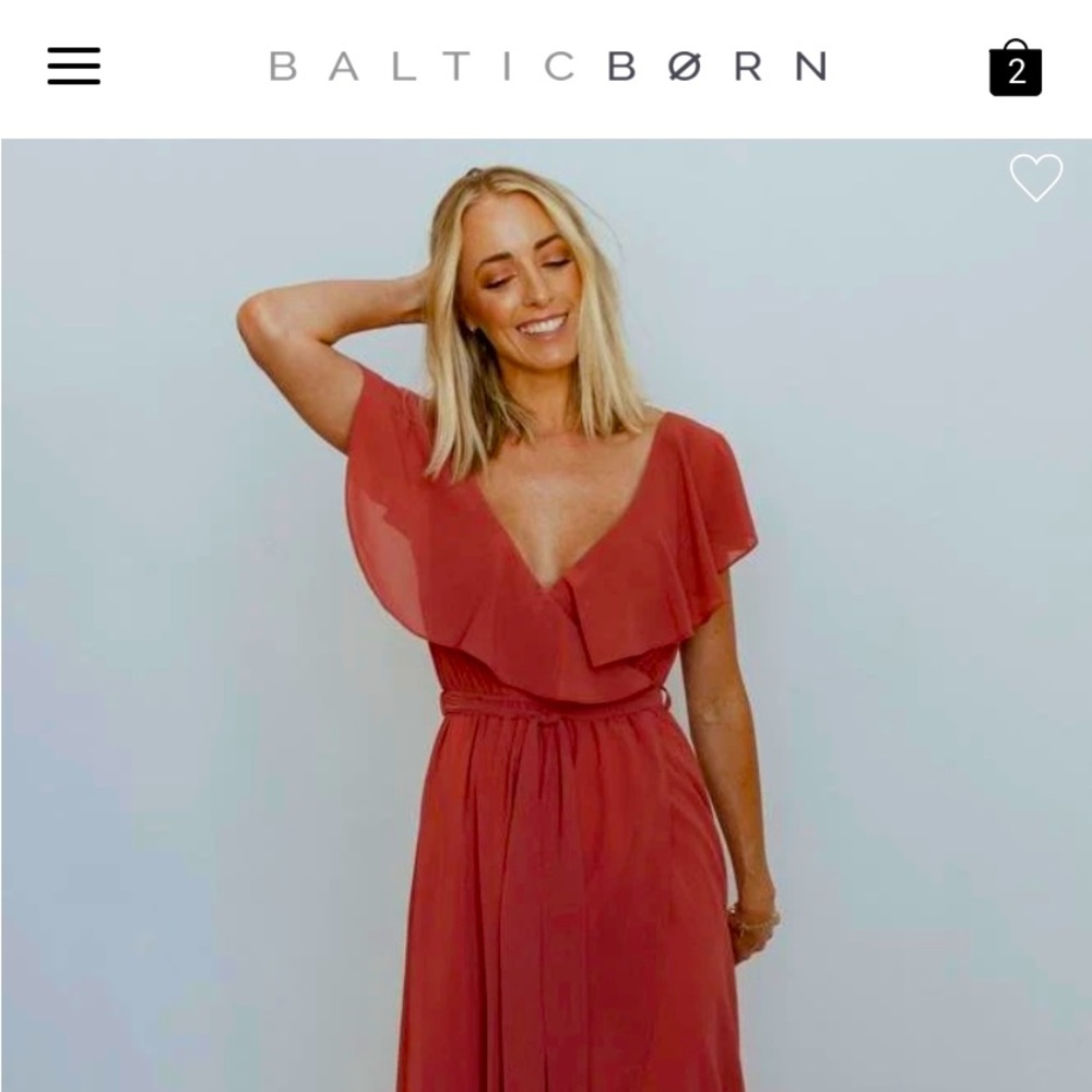 Katya Ruffle Maxi - Baltic Born Size XL